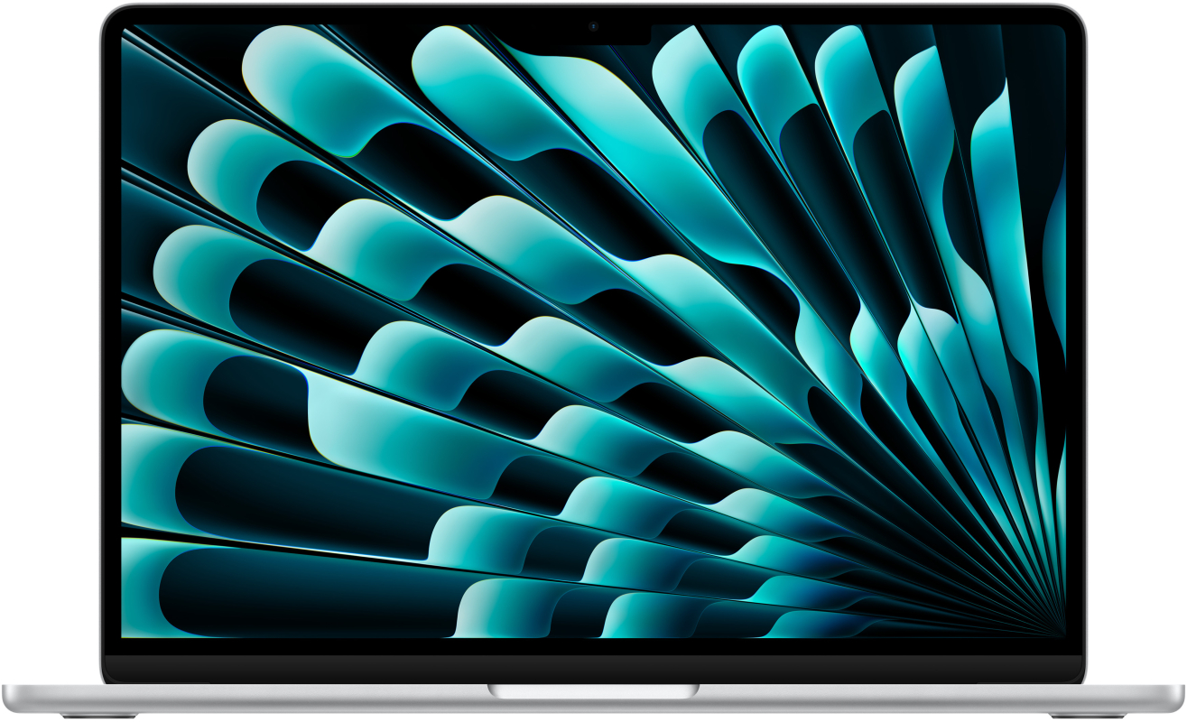 Apple MacBook Air 13" (M3, 8C CPU/8C GPU, 2023), 8 ГБ, 256 ГБ SSD, серебристый